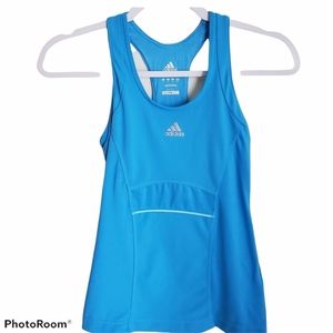 ADIDAS Blue Tank Top in Women's size XS